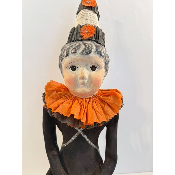 Dee Foust for Bethany Lowe Halloween Trick Or Treat Party Witch 18" Tall - Picture 2 of 12